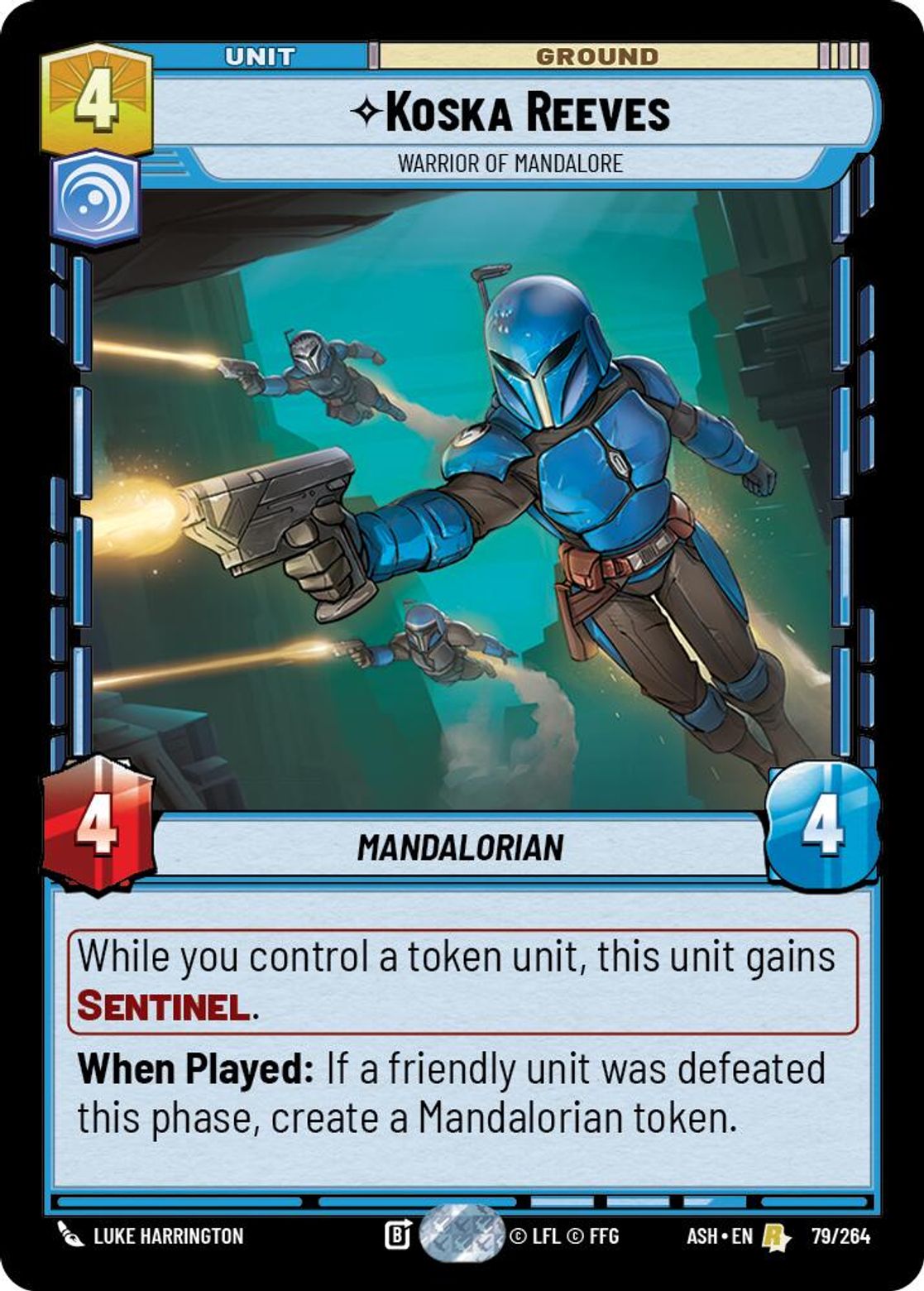 Koska Reeves — Warrior of Mandalore #079/264 from Ashes of the Empire
