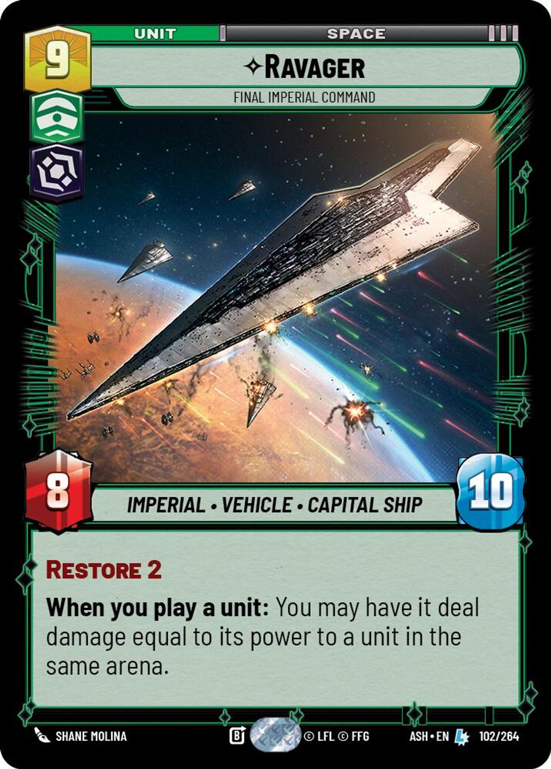 Ravager — Final Imperial Command #102/264 from Ashes of the Empire