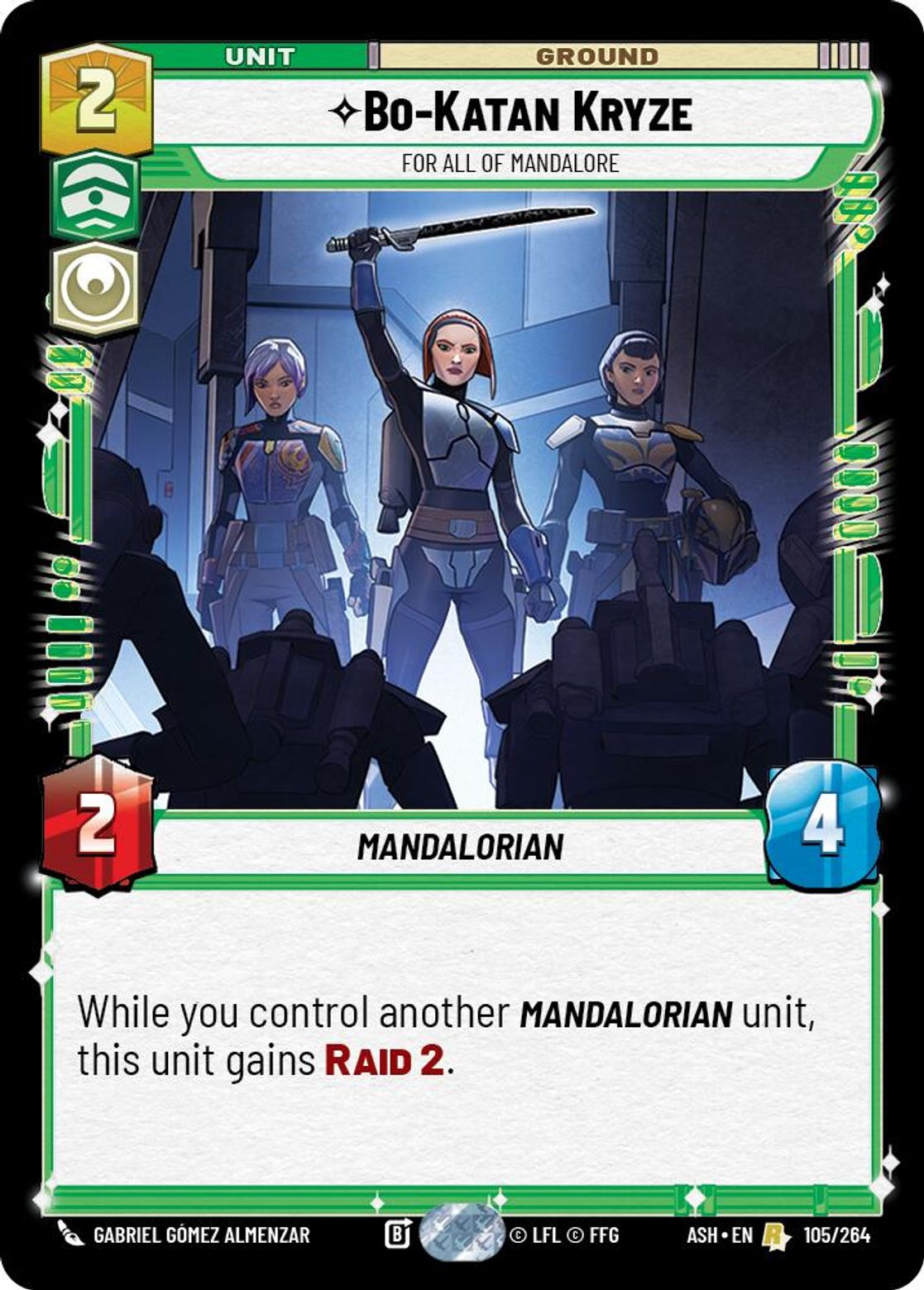 Bo-Katan Kryze — For All of Mandalore #105/264 from Ashes of the Empire