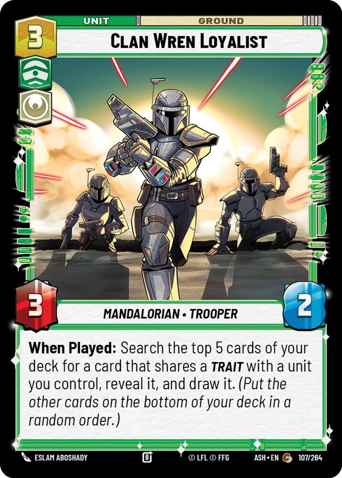 Clan Wren Loyalist #107/264 from Ashes of the Empire