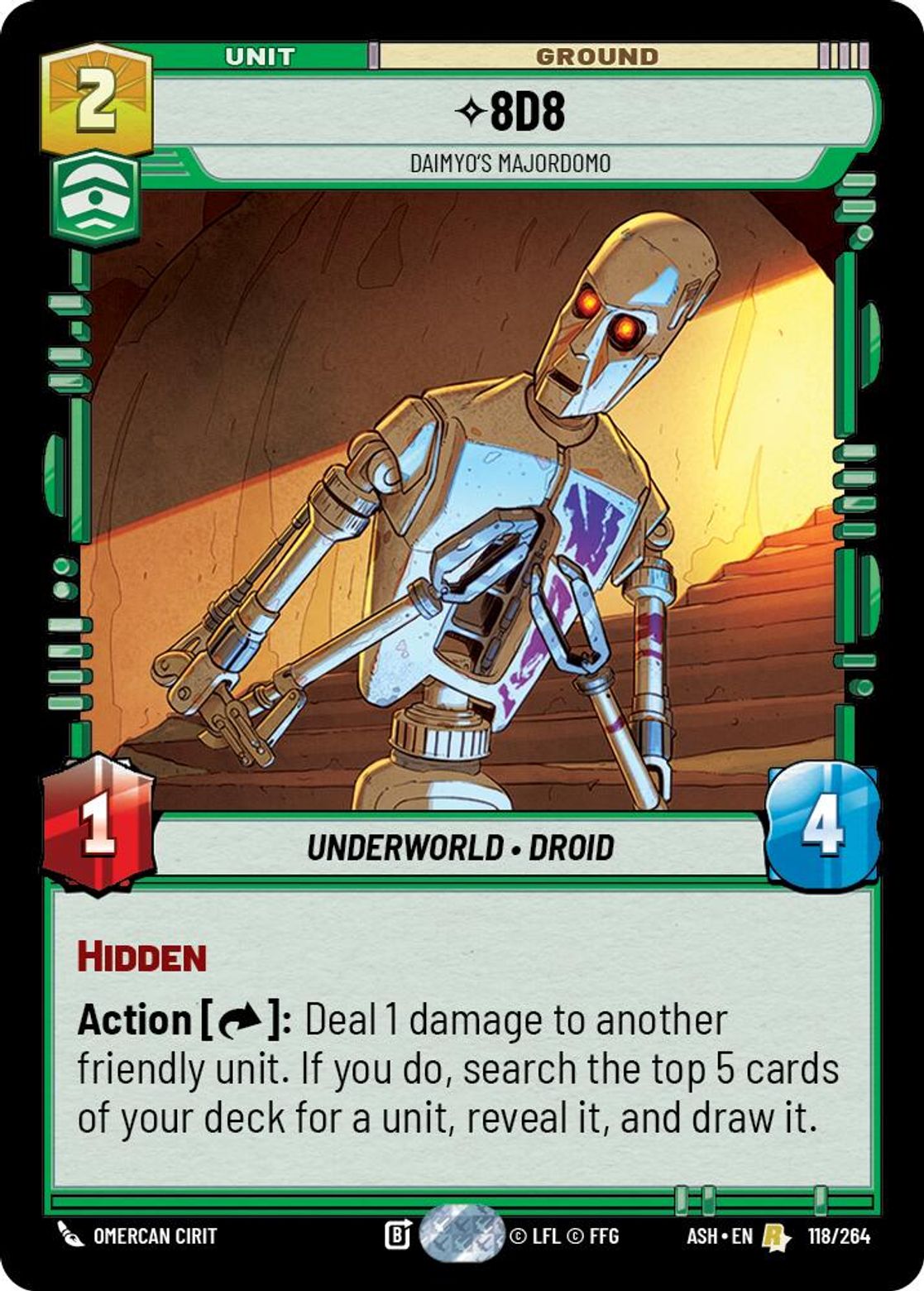 8D8 — Daimyo's Majordomo #118/264 from Ashes of the Empire