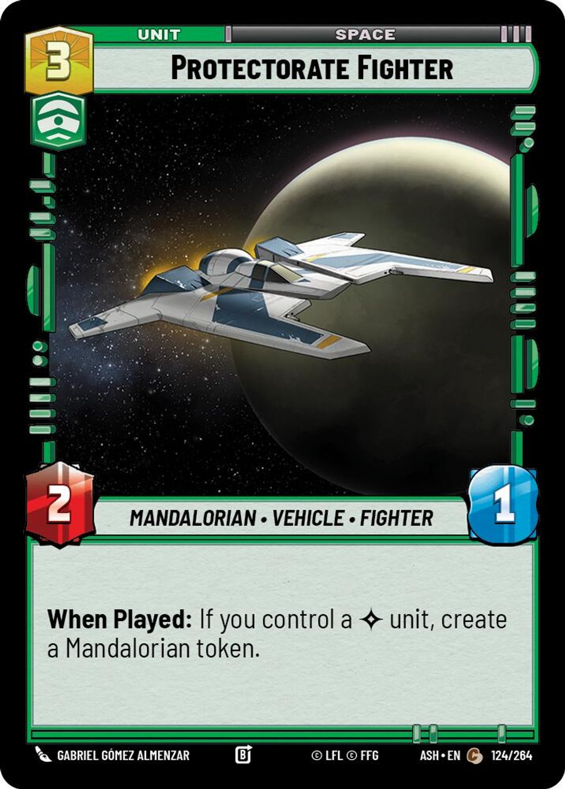 Protectorate Fighter #124/264 from Ashes of the Empire