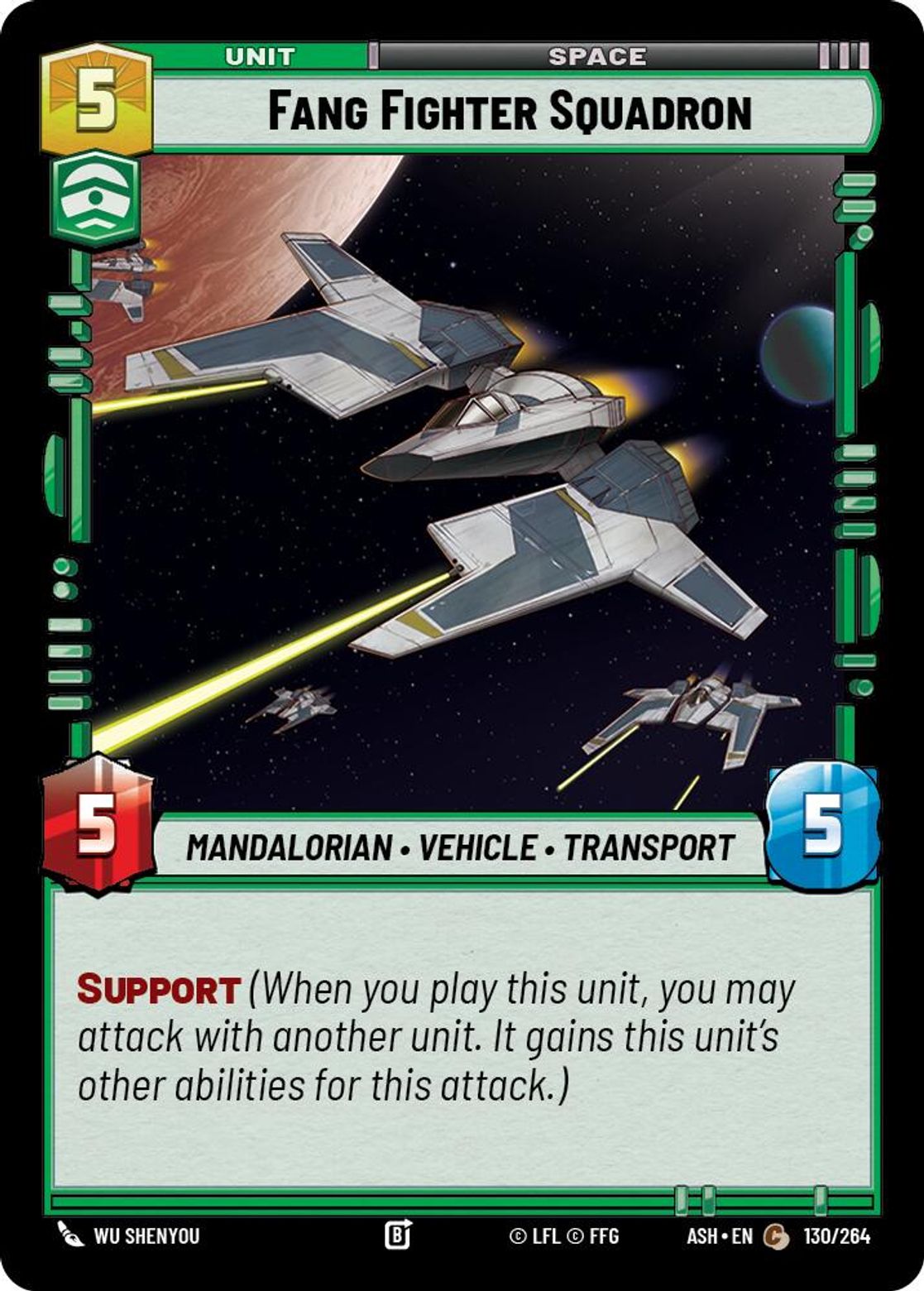 Fang Fighter Squadron #130/264 from Ashes of the Empire