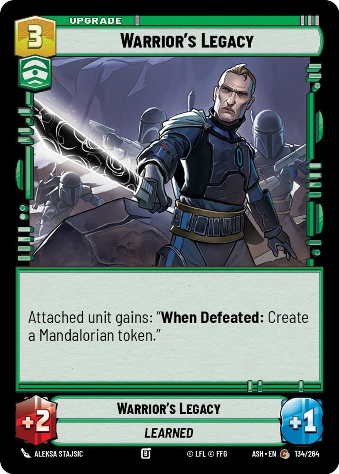 Warrior's Legacy #134/264 from Ashes of the Empire