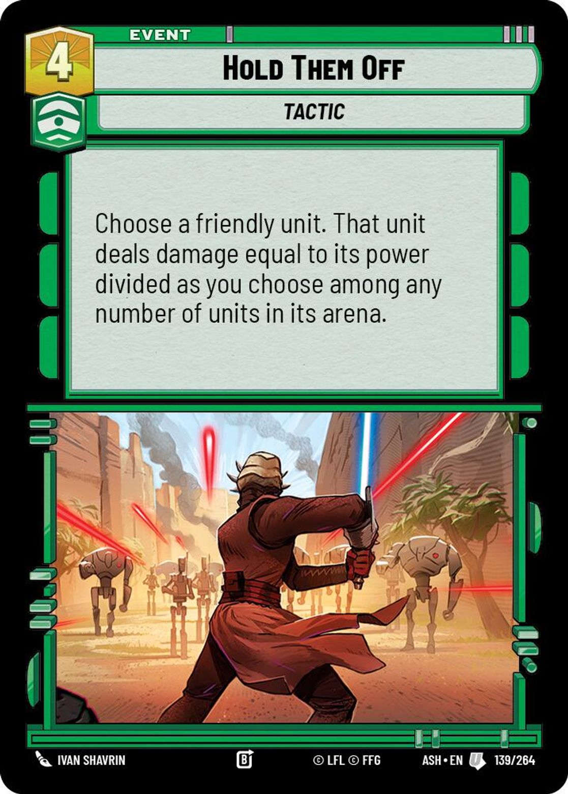 Hold Them Off #139/264 from Ashes of the Empire