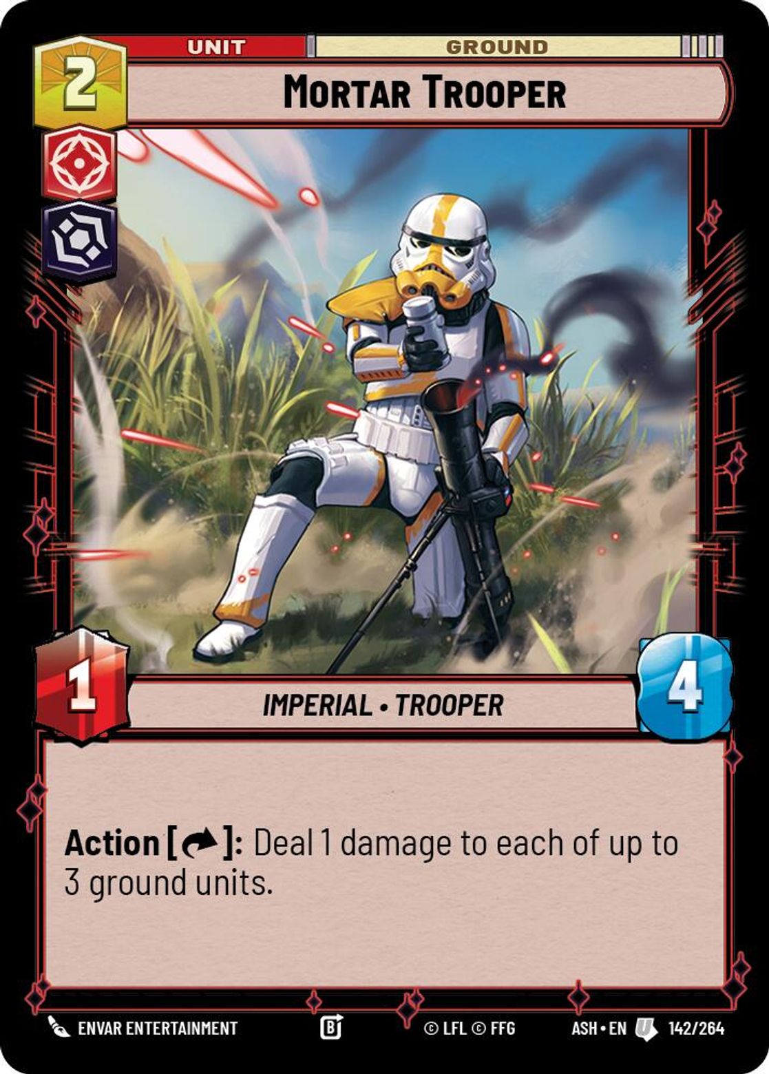 Mortar Trooper #142/264 from Ashes of the Empire
