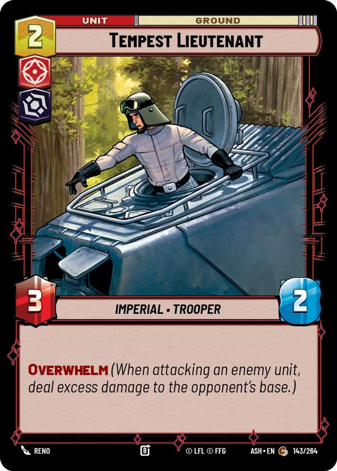 Tempest Lieutenant #143/264 from Ashes of the Empire