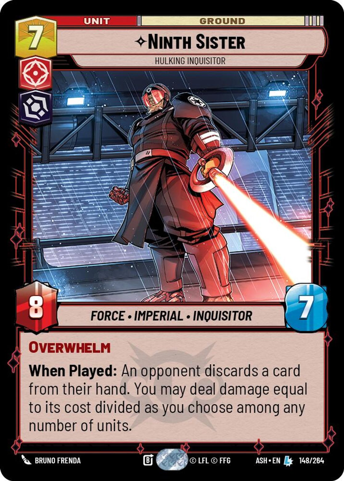 Ninth Sister — Hulking Inquisitor #148/264 from Ashes of the Empire
