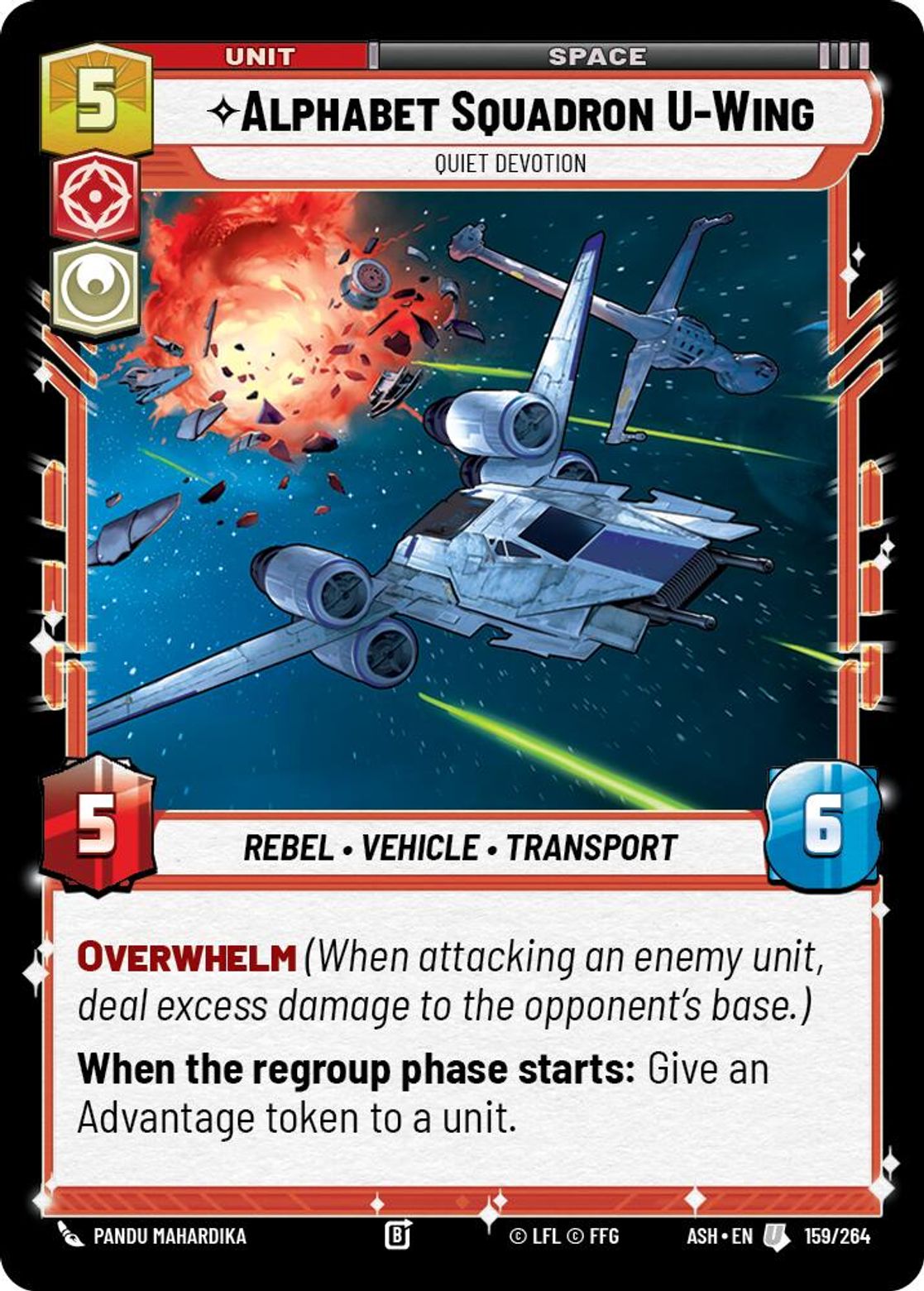 Alphabet Squadron U-Wing — Quiet Devotion #159/264 from Ashes of the Empire