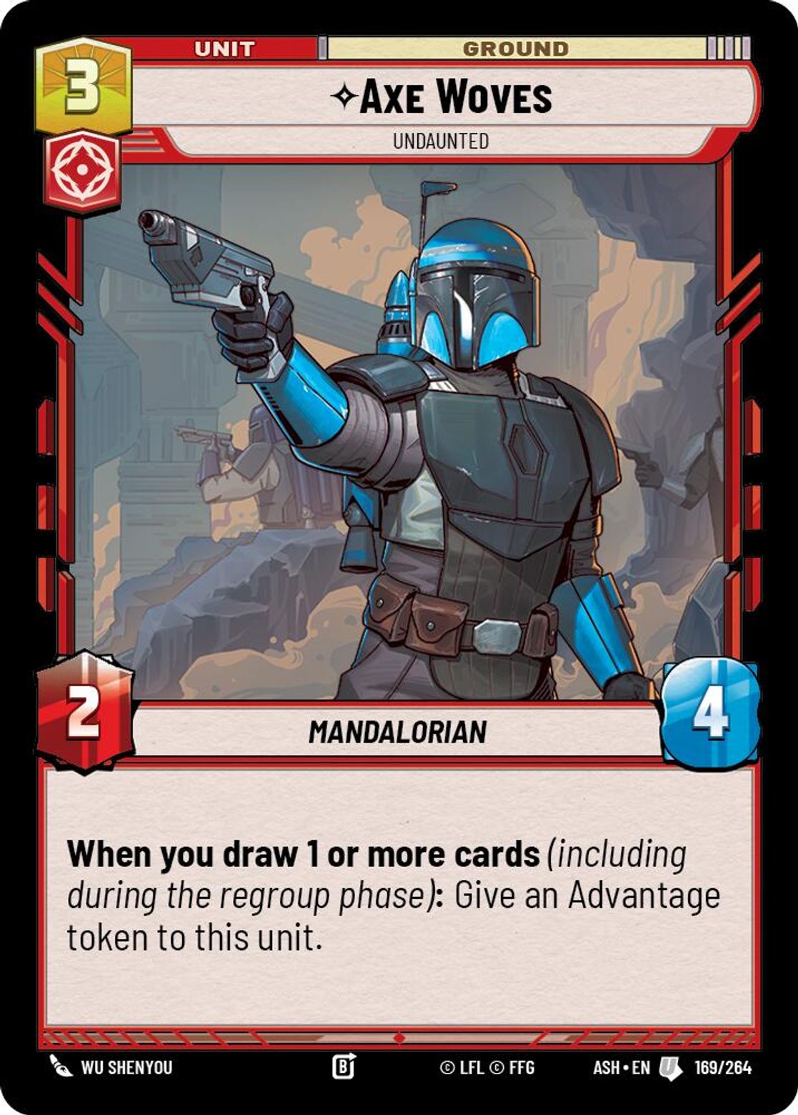 Axe Woves — Undaunted #169/264 from Ashes of the Empire