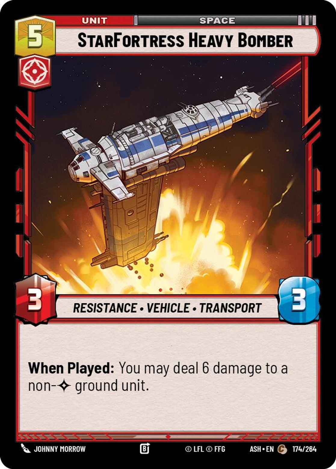 StarFortress Heavy Bomber #174/264 from Ashes of the Empire