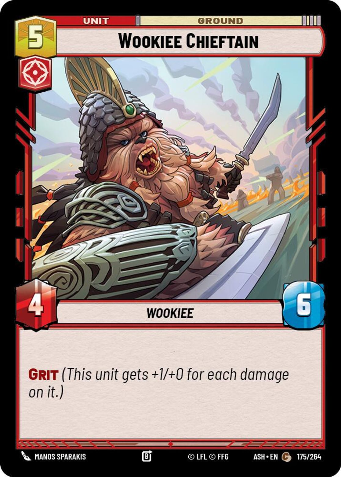 Wookiee Chieftain #175/264 from Ashes of the Empire