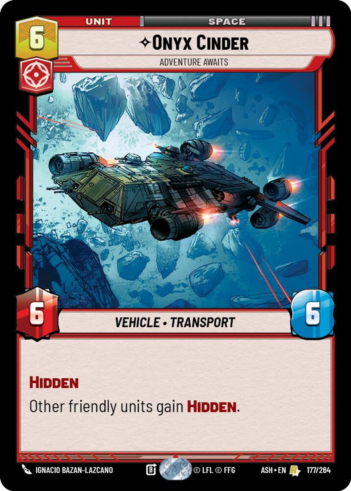 Onyx Cinder #177/264 from Ashes of the Empire