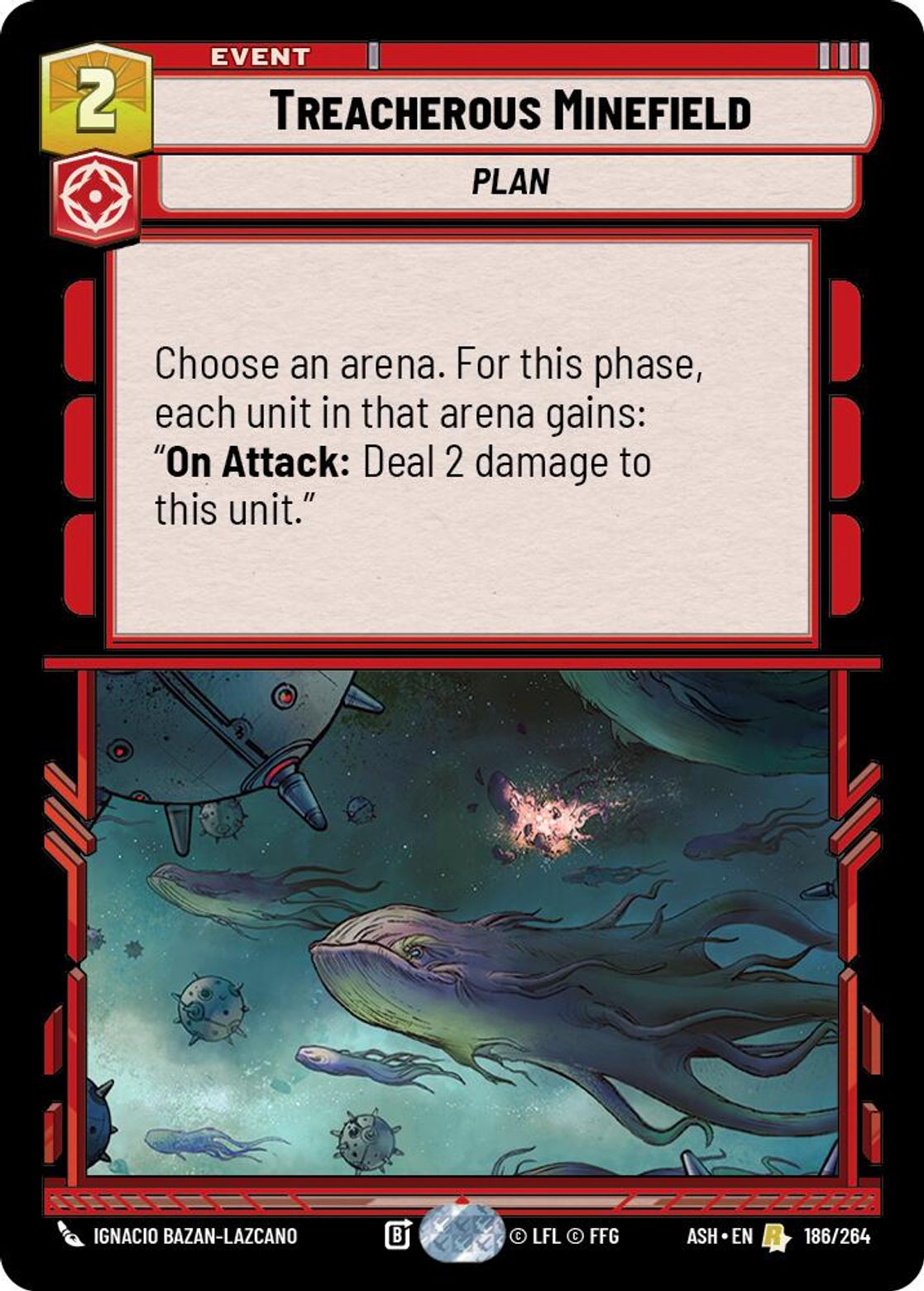 Treacherous Minefield #186/264 from Ashes of the Empire