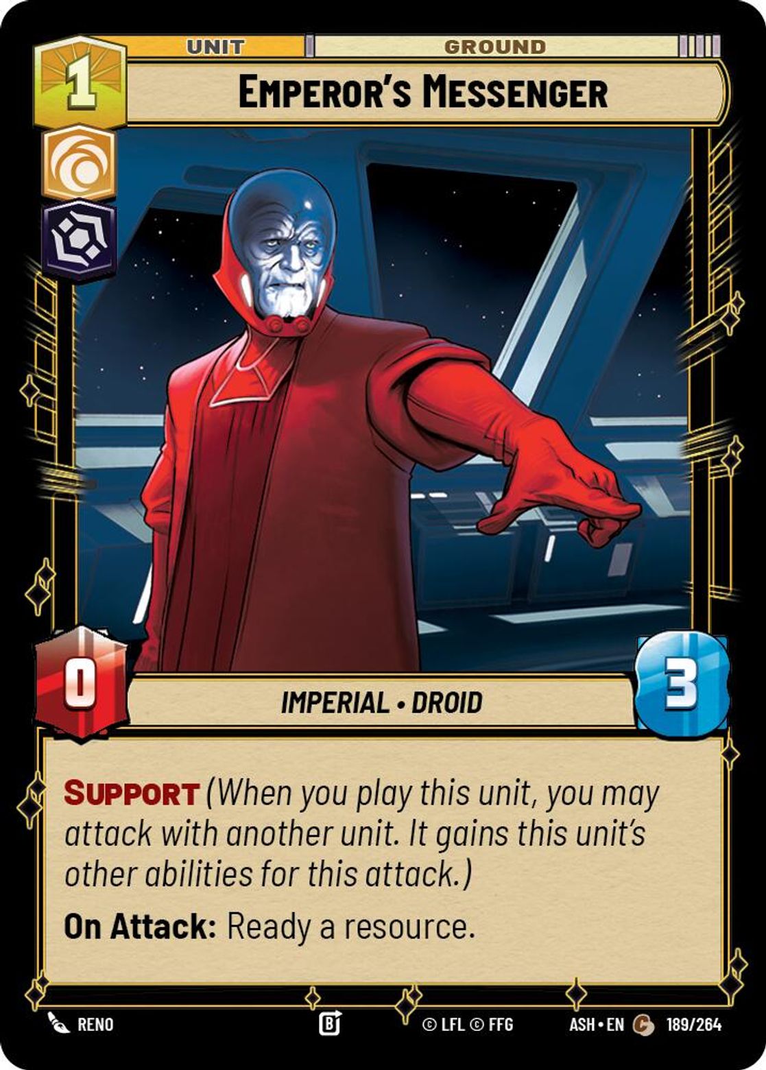 Emperor's Messenger #189/264 from Ashes of the Empire
