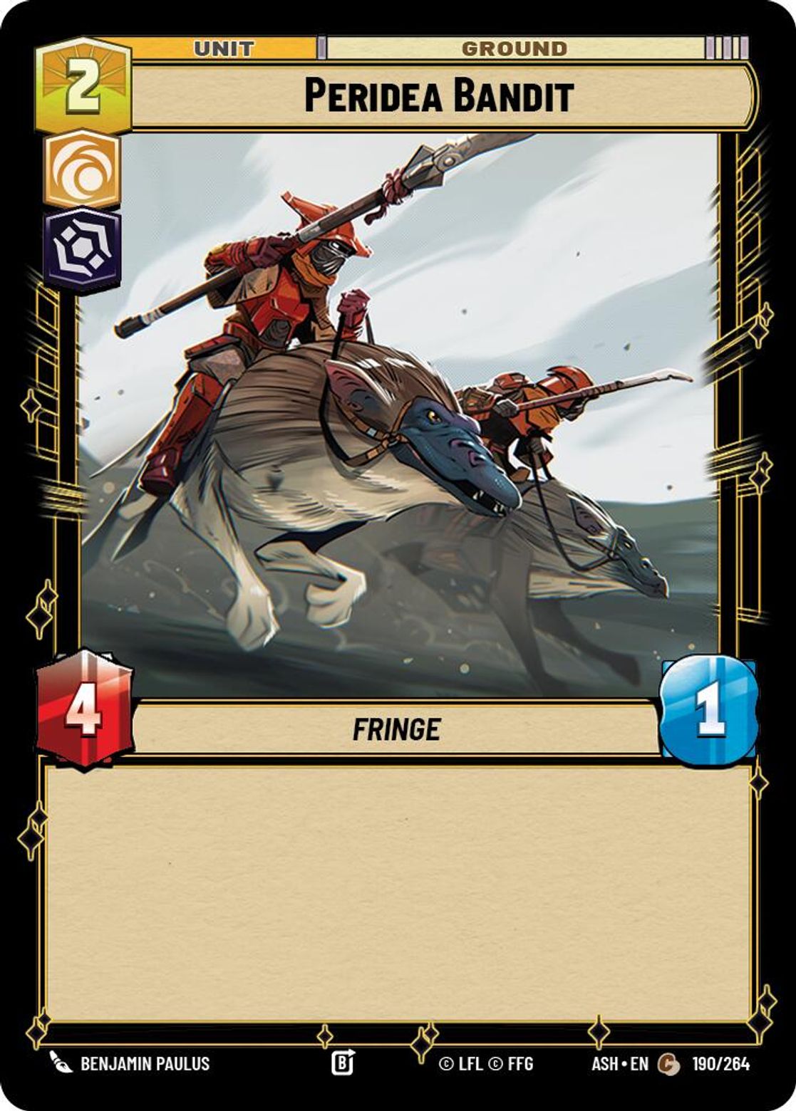 Peridea Bandit #190/264 from Ashes of the Empire
