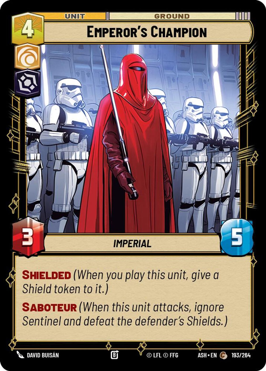 Emperor's Champion #193/264 from Ashes of the Empire