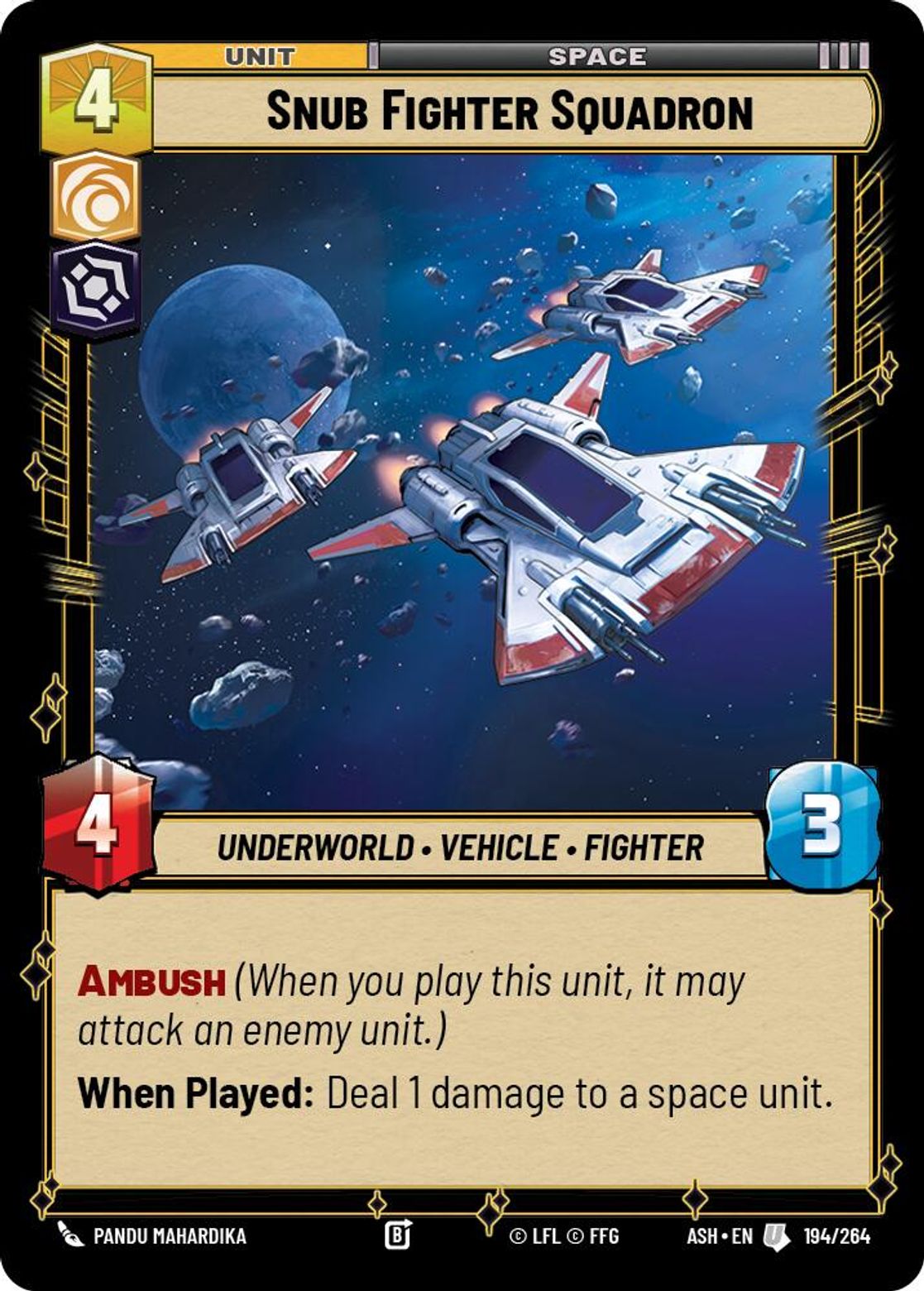 Snub Fighter Squadron #194/264 from Ashes of the Empire