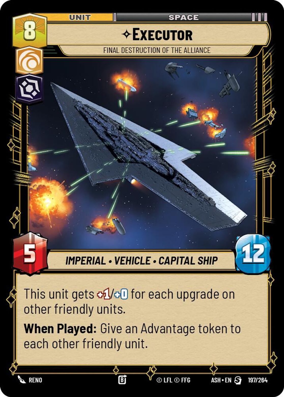 Executor — Final Destruction of the Alliance #197/264 from Ashes of the Empire