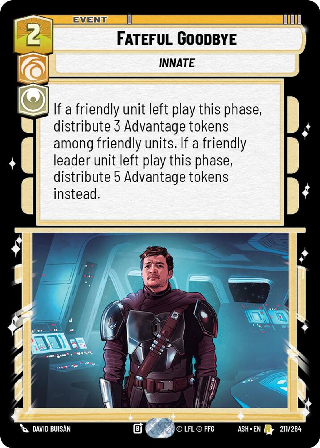 Fateful Goodbye #211/264 from Ashes of the Empire