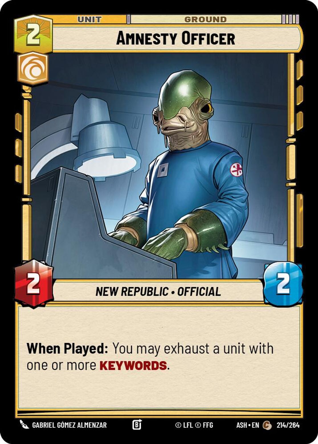 Amnesty Officer #214/264 from Ashes of the Empire