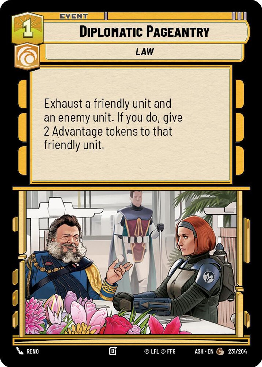 Diplomatic Pageantry #231/264 from Ashes of the Empire