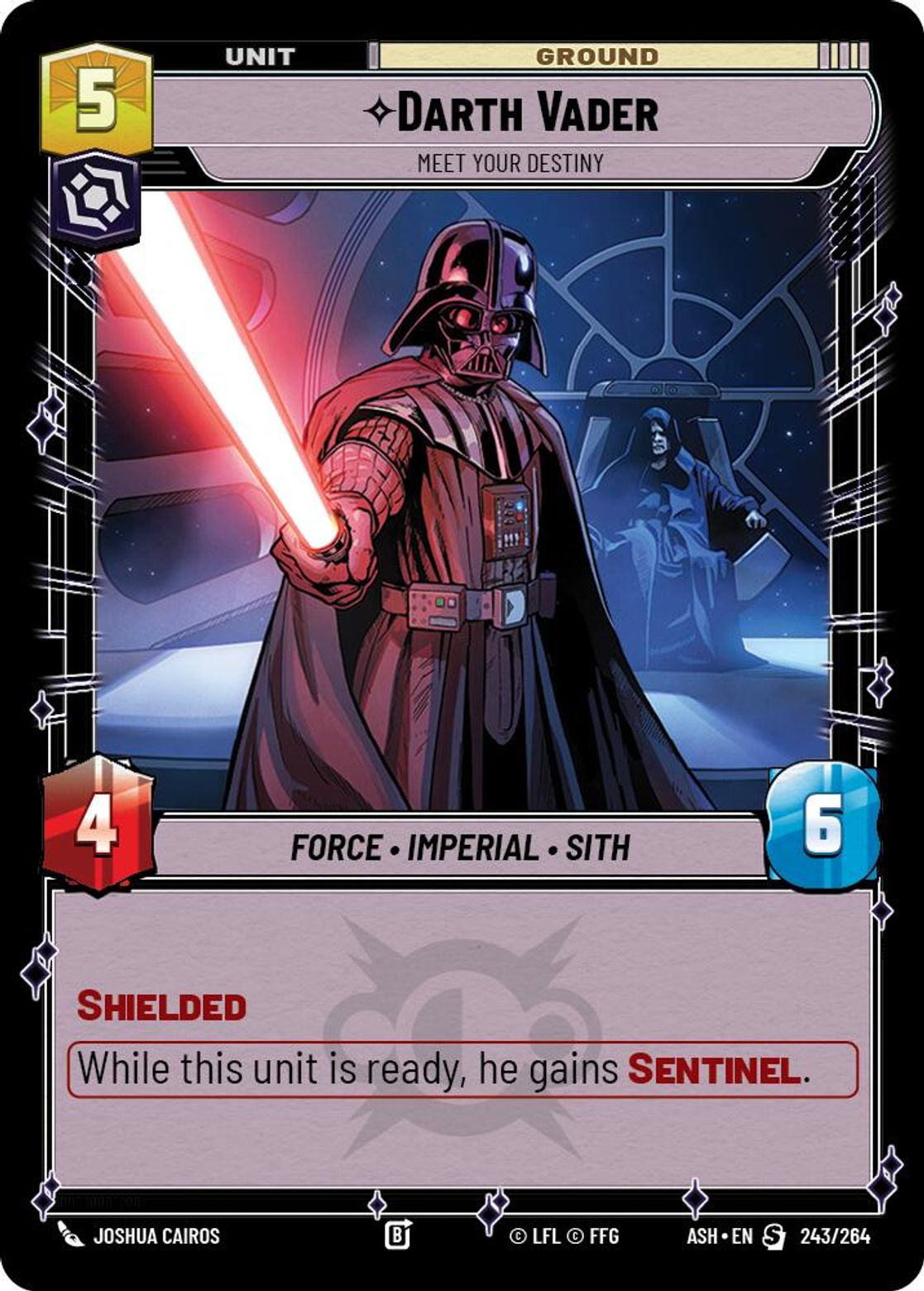 Darth Vader — Meet Your Destiny #243/264 from Ashes of the Empire