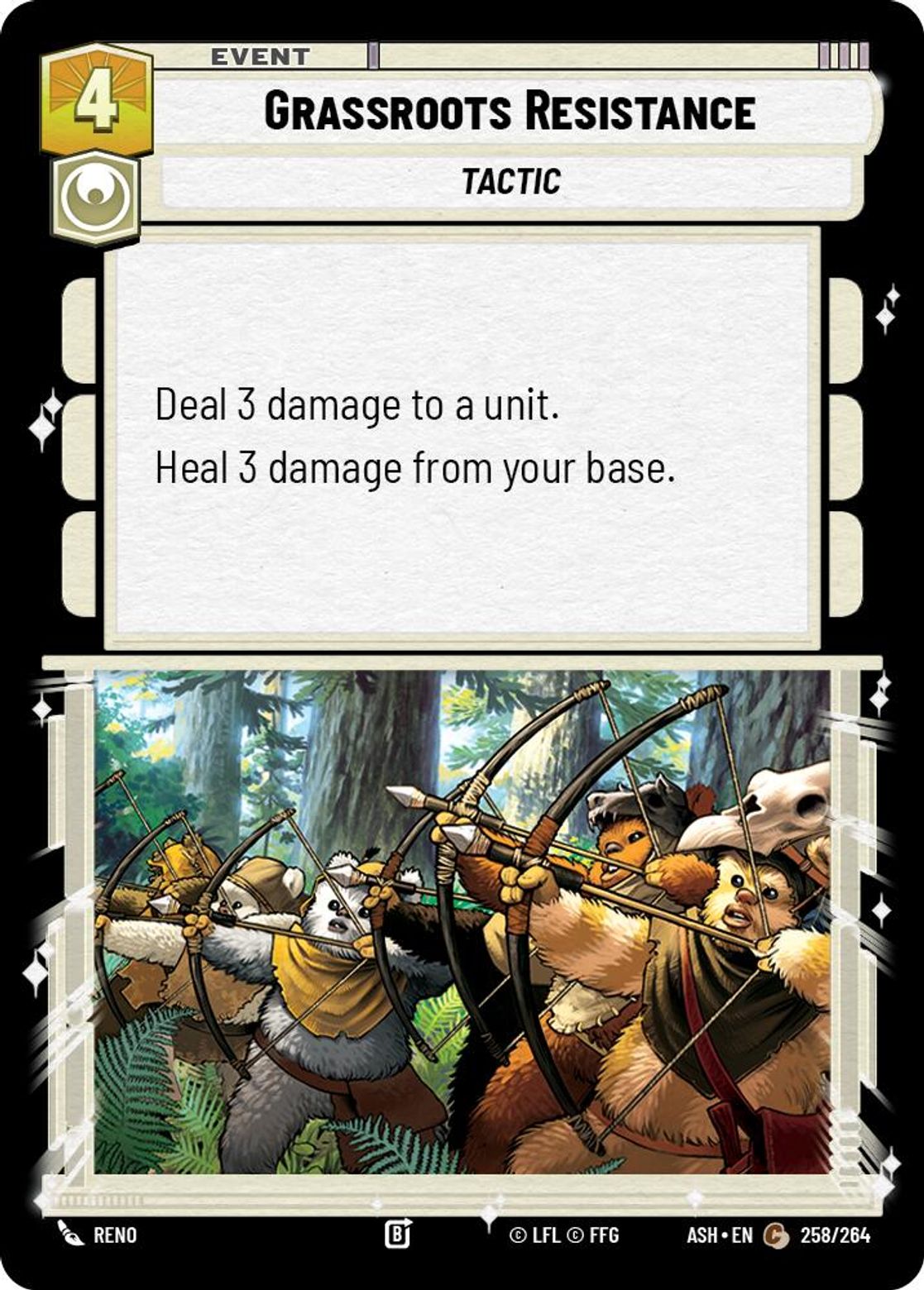 Grassroots Resistance #258/264 from Ashes of the Empire