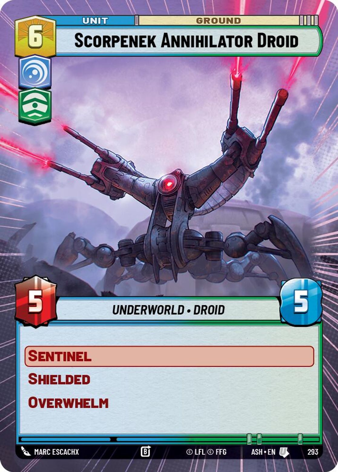 Scorpenek Annihilator Droid #293/264 from Ashes of the Empire