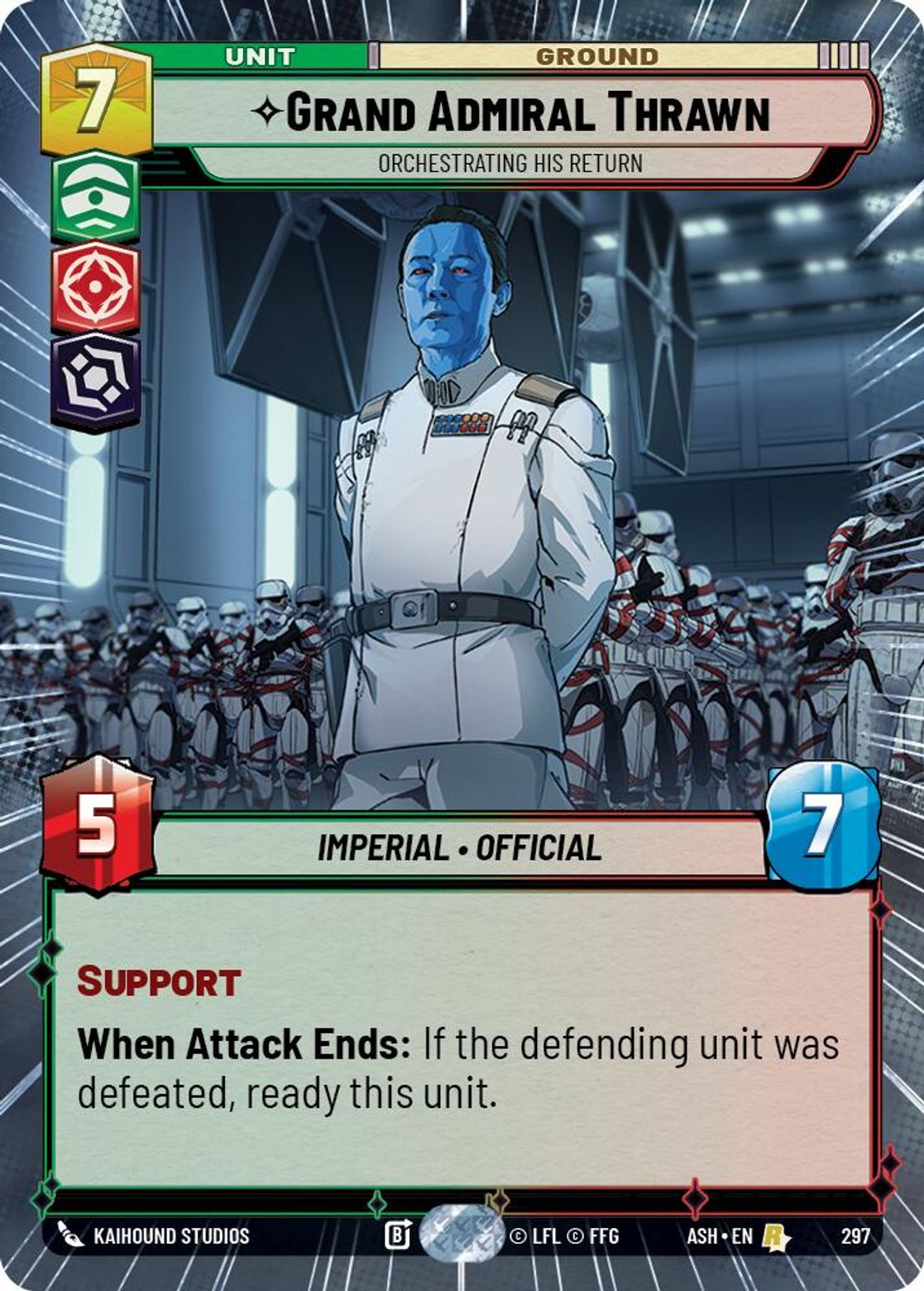 Grand Admiral Thrawn — Orchestrating His Return #297/264 from Ashes of the Empire