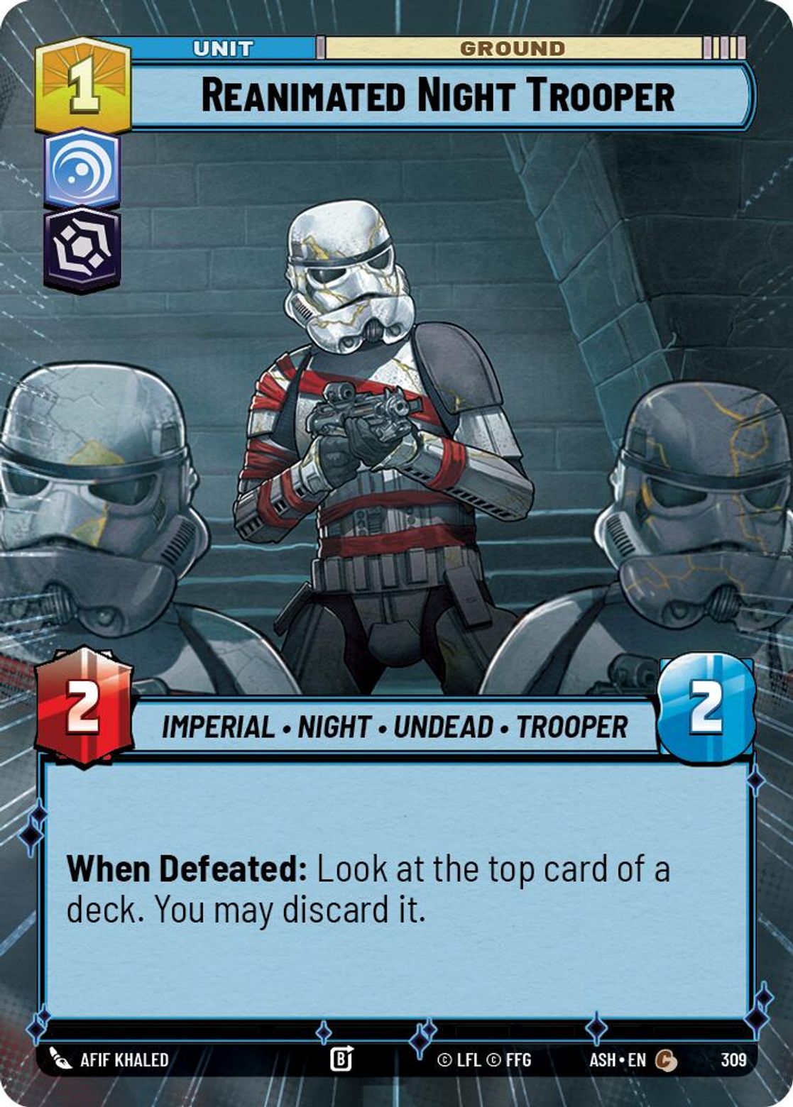 Reanimated Night Trooper #309/264 from Ashes of the Empire