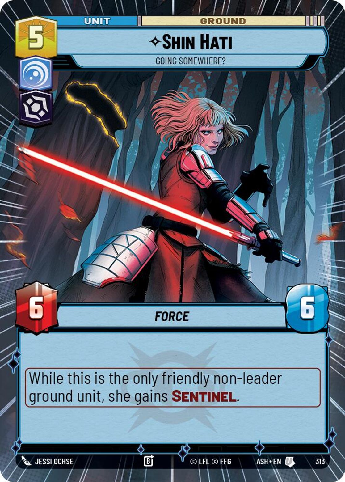 Shin Hati — Going Somewhere? #313/264 from Ashes of the Empire