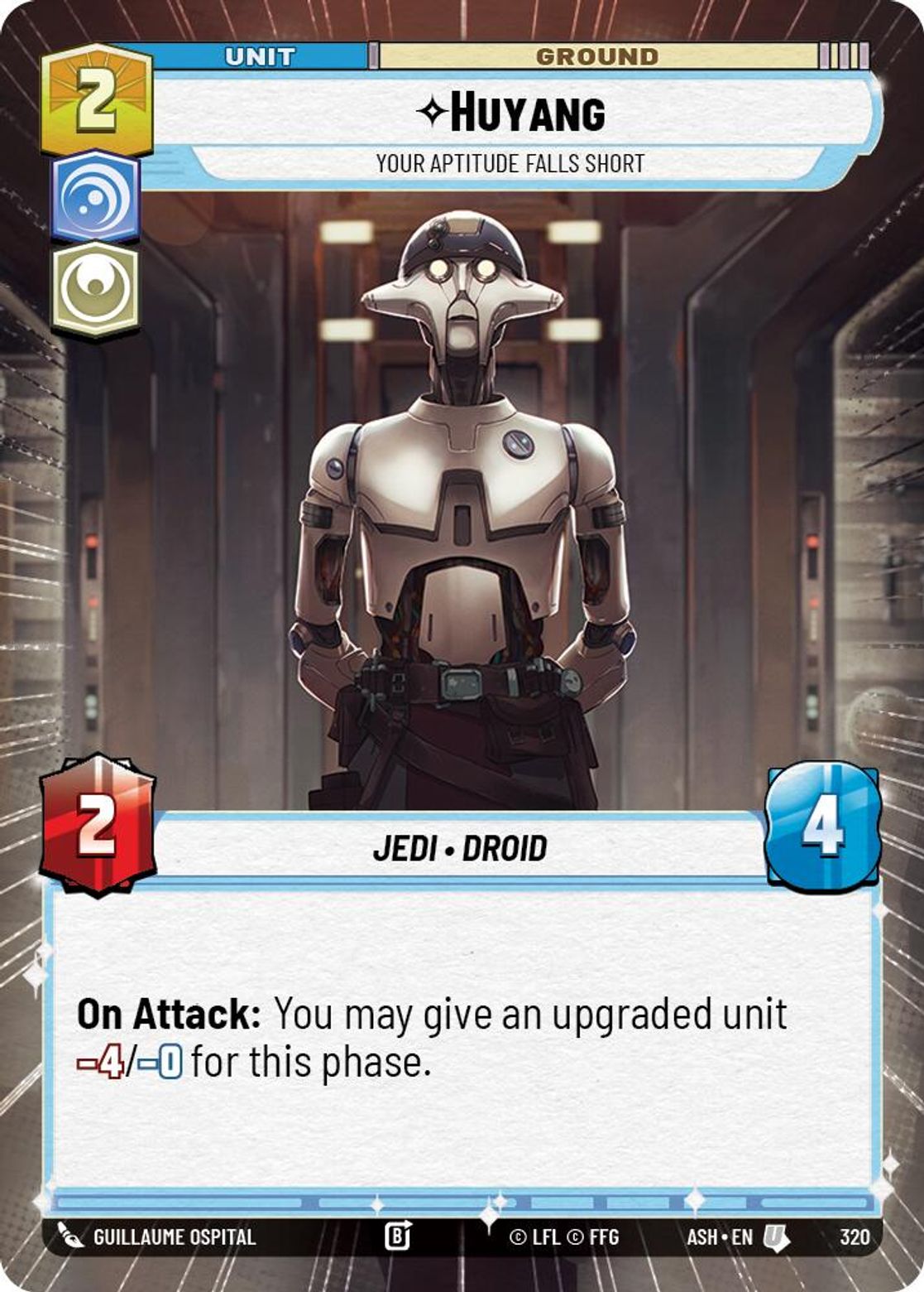 Huyang — Your Aptitude Falls Short #320/264 from Ashes of the Empire