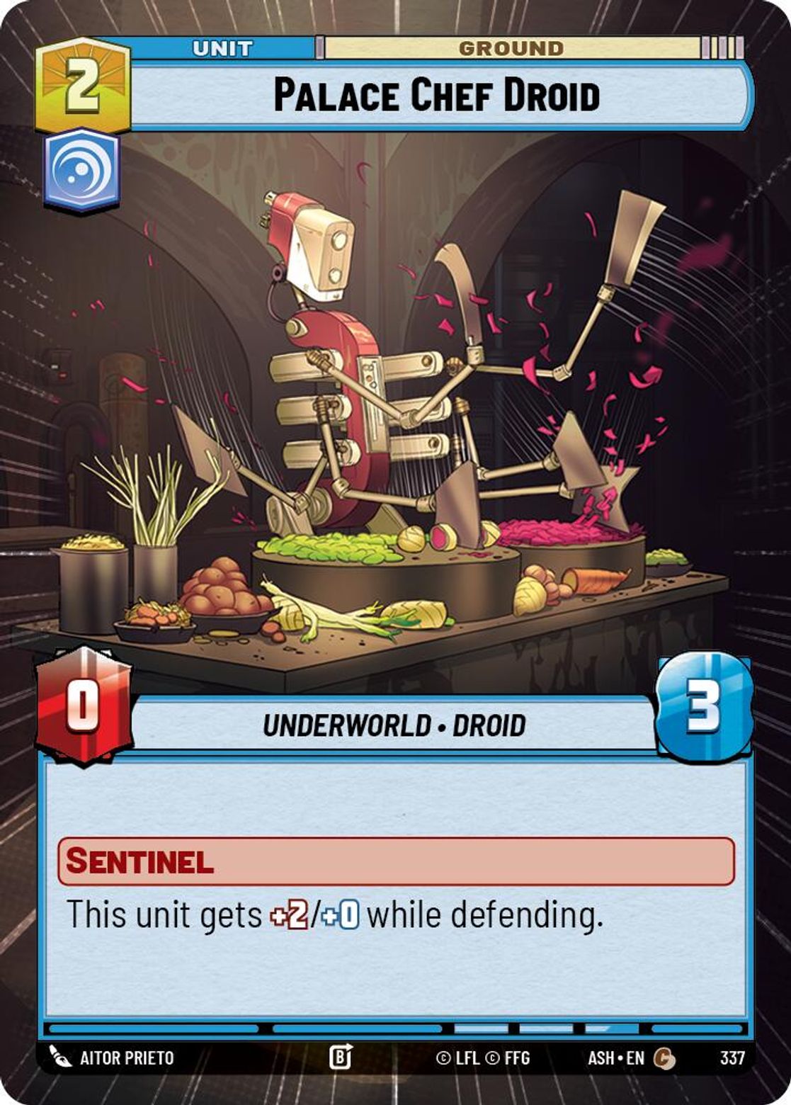 Palace Chef Droid #337/264 from Ashes of the Empire