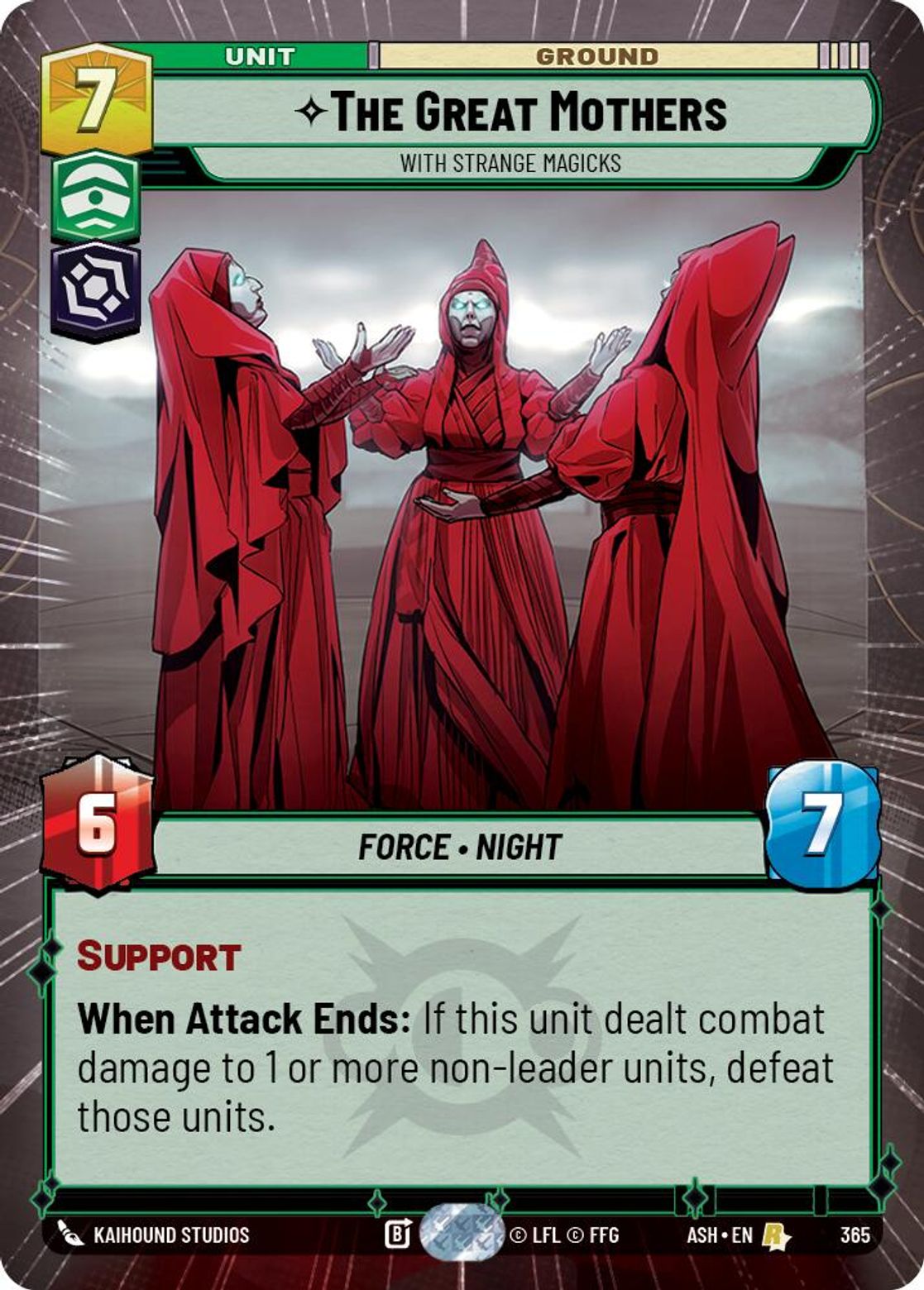 The Great Mothers — With Strange Magicks #365/264 from Ashes of the Empire