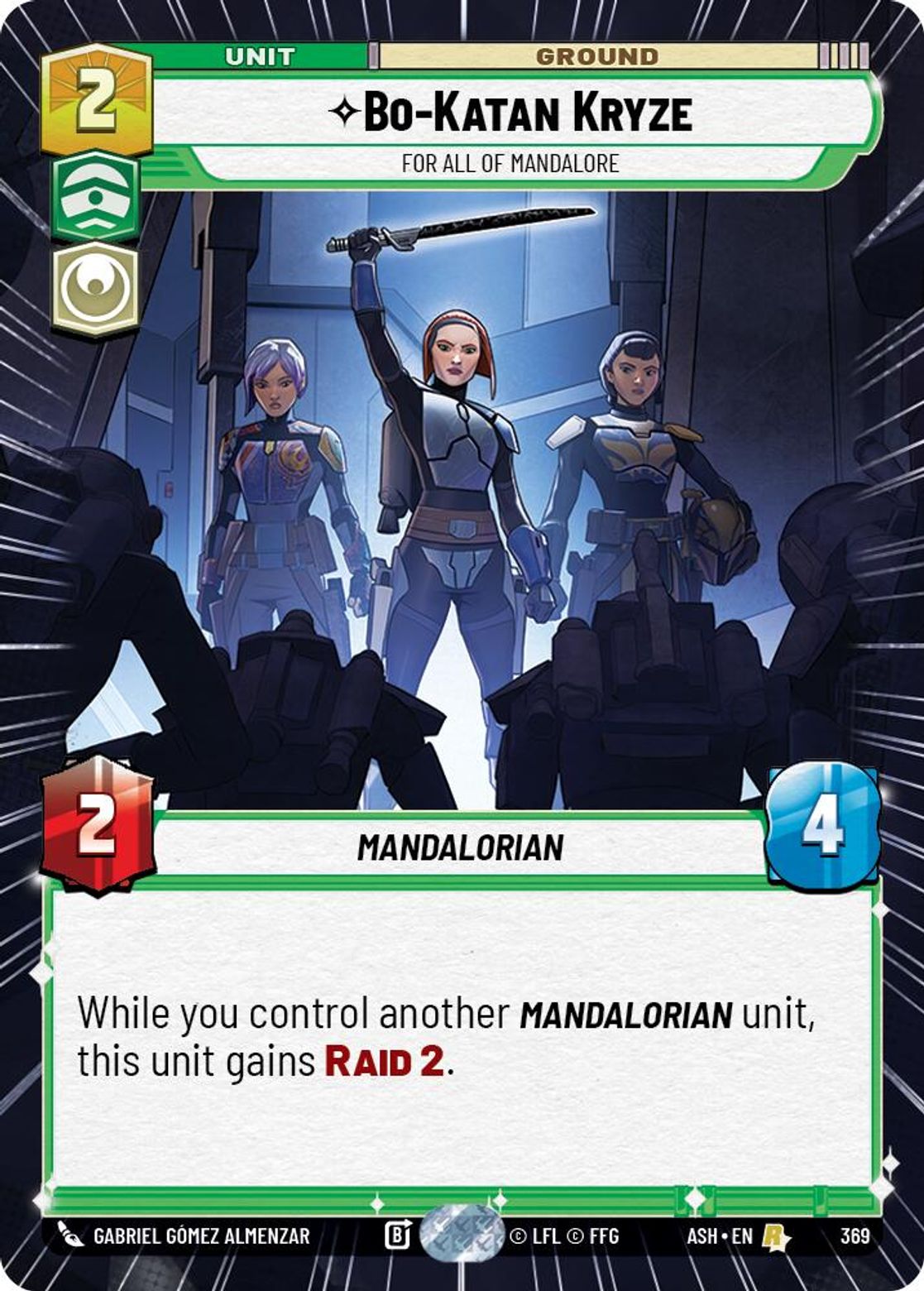 Bo-Katan Kryze — For All of Mandalore #369/264 from Ashes of the Empire