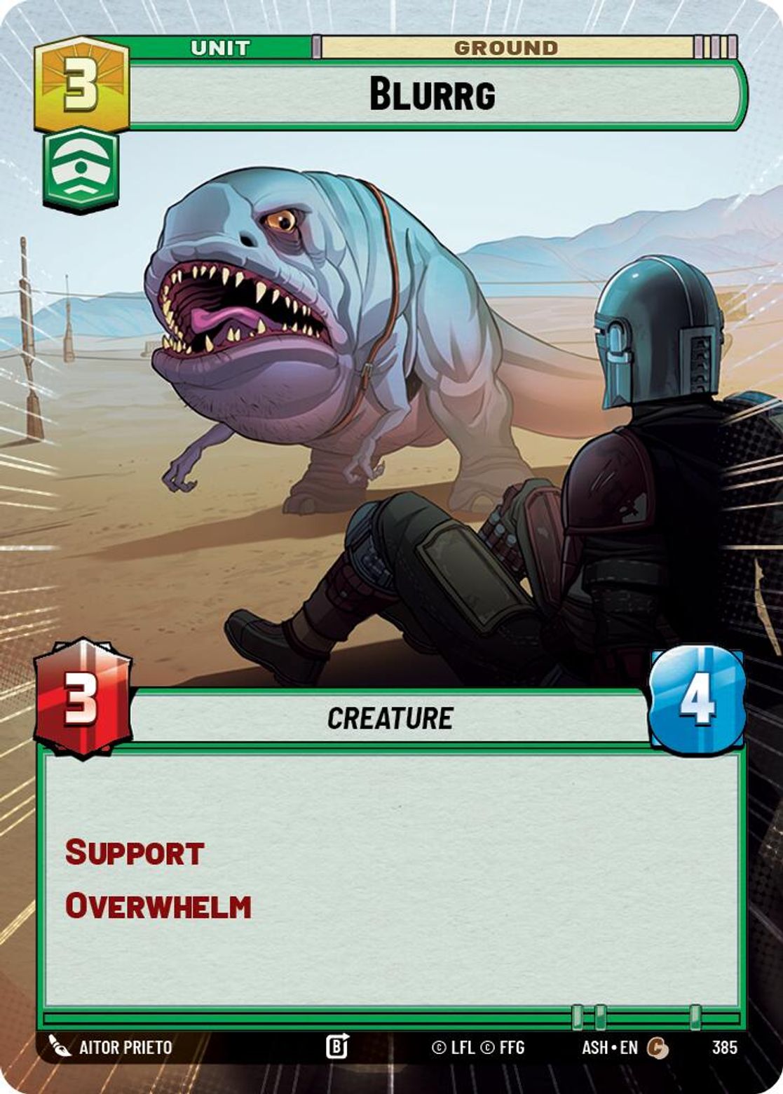 Blurrg #385/264 from Ashes of the Empire