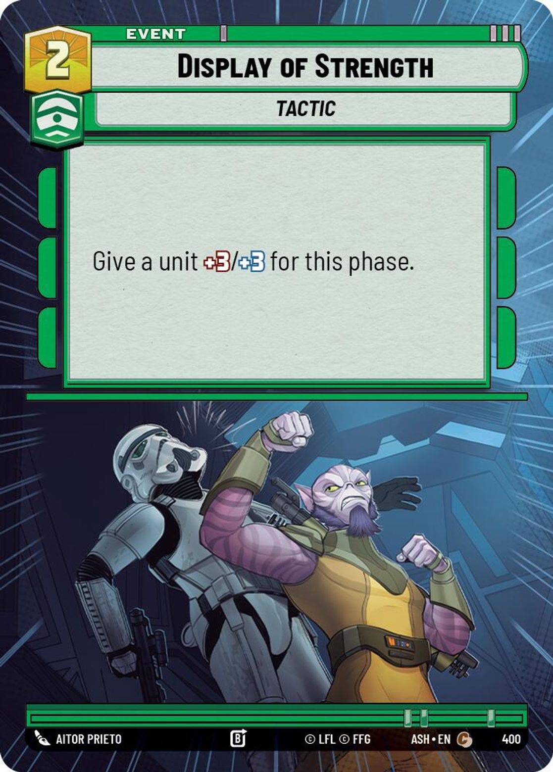 Display of Strength #400/264 from Ashes of the Empire