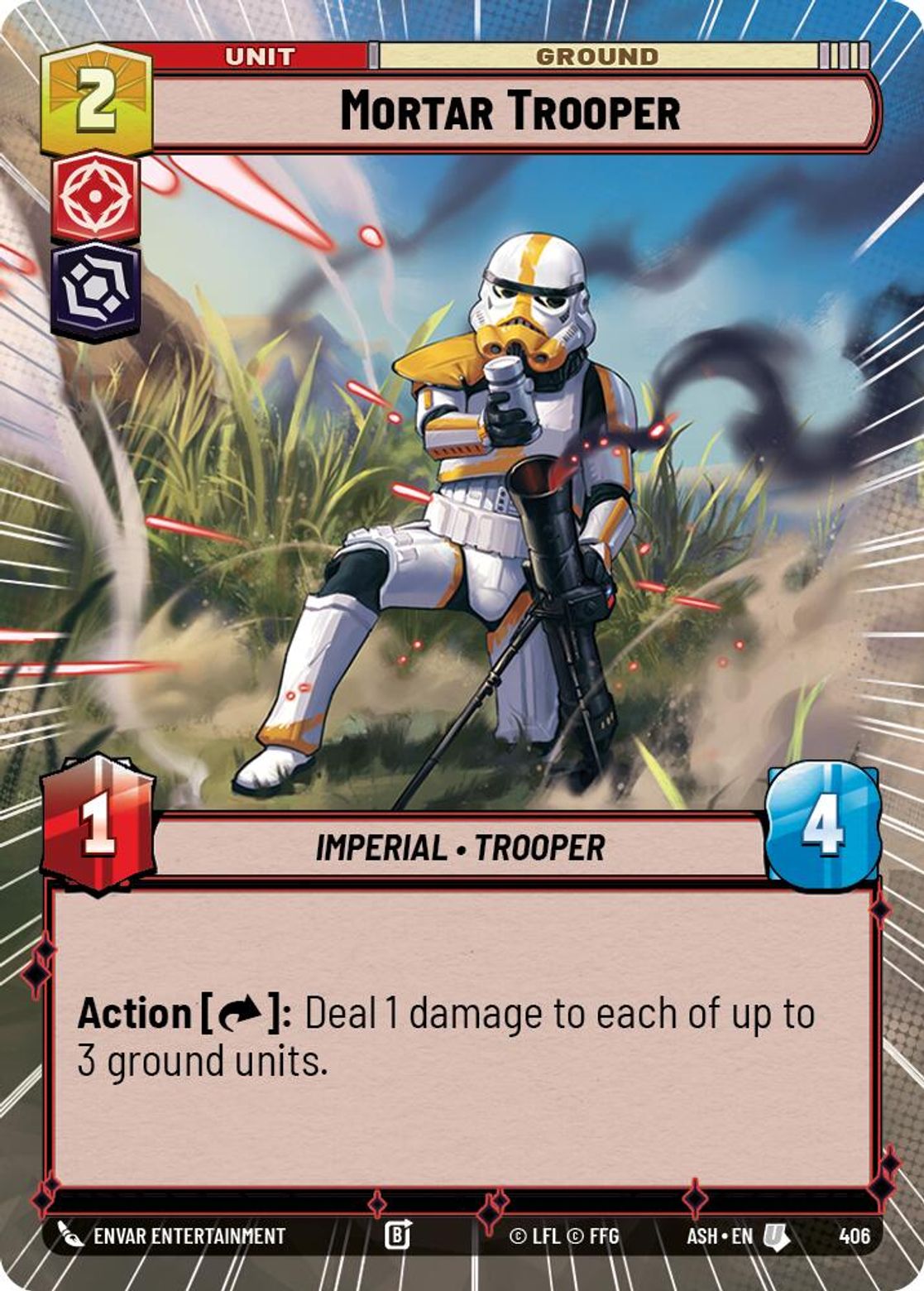 Mortar Trooper #406/264 from Ashes of the Empire