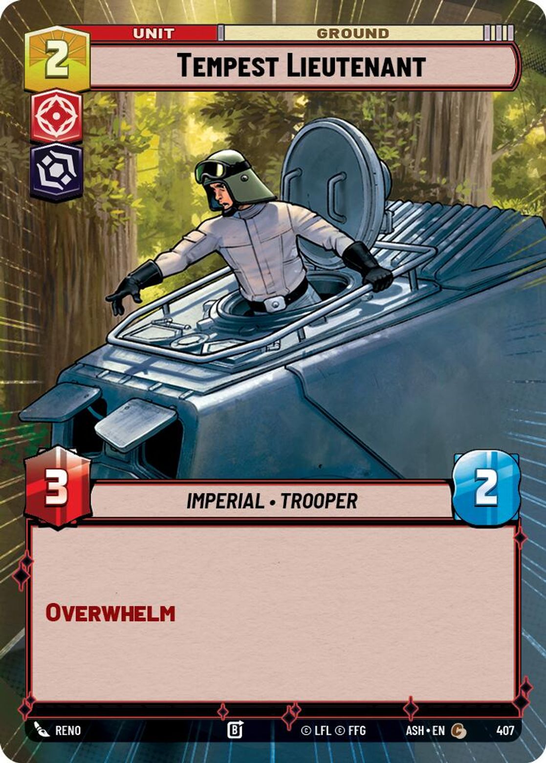 Tempest Lieutenant #407/264 from Ashes of the Empire