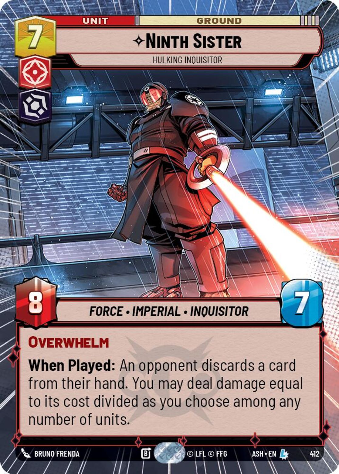 Ninth Sister — Hulking Inquisitor #412/264 from Ashes of the Empire