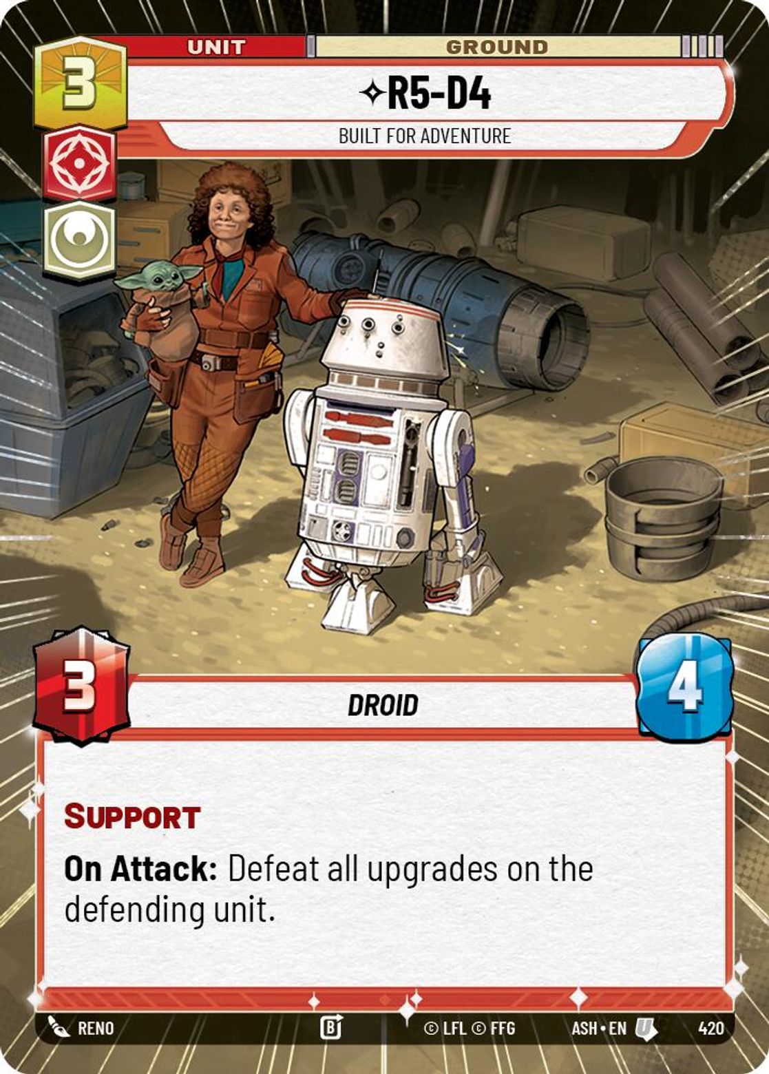 R5-D4 — Built for Adventure #420/264 from Ashes of the Empire