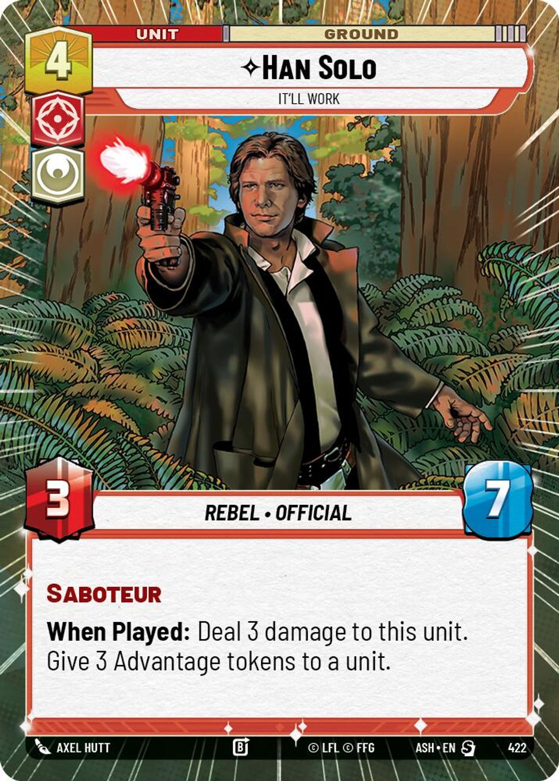 Han Solo — It'll Work #422/264 from Ashes of the Empire