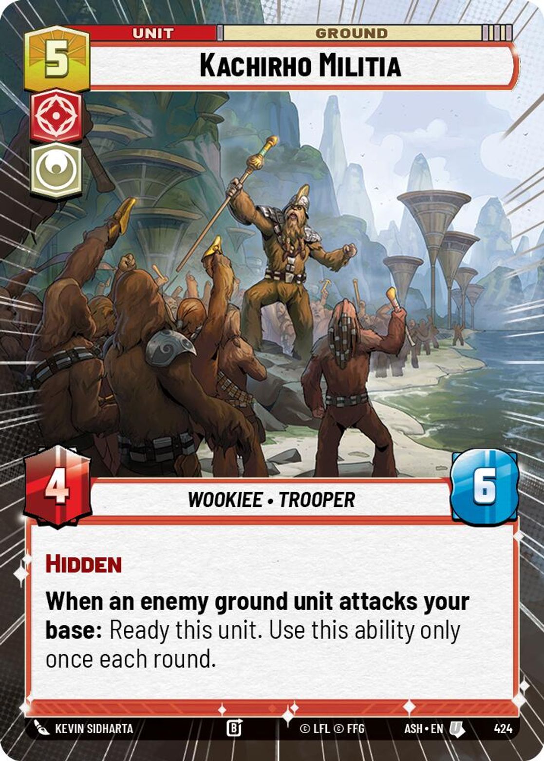 Kachirho Militia #424/264 from Ashes of the Empire