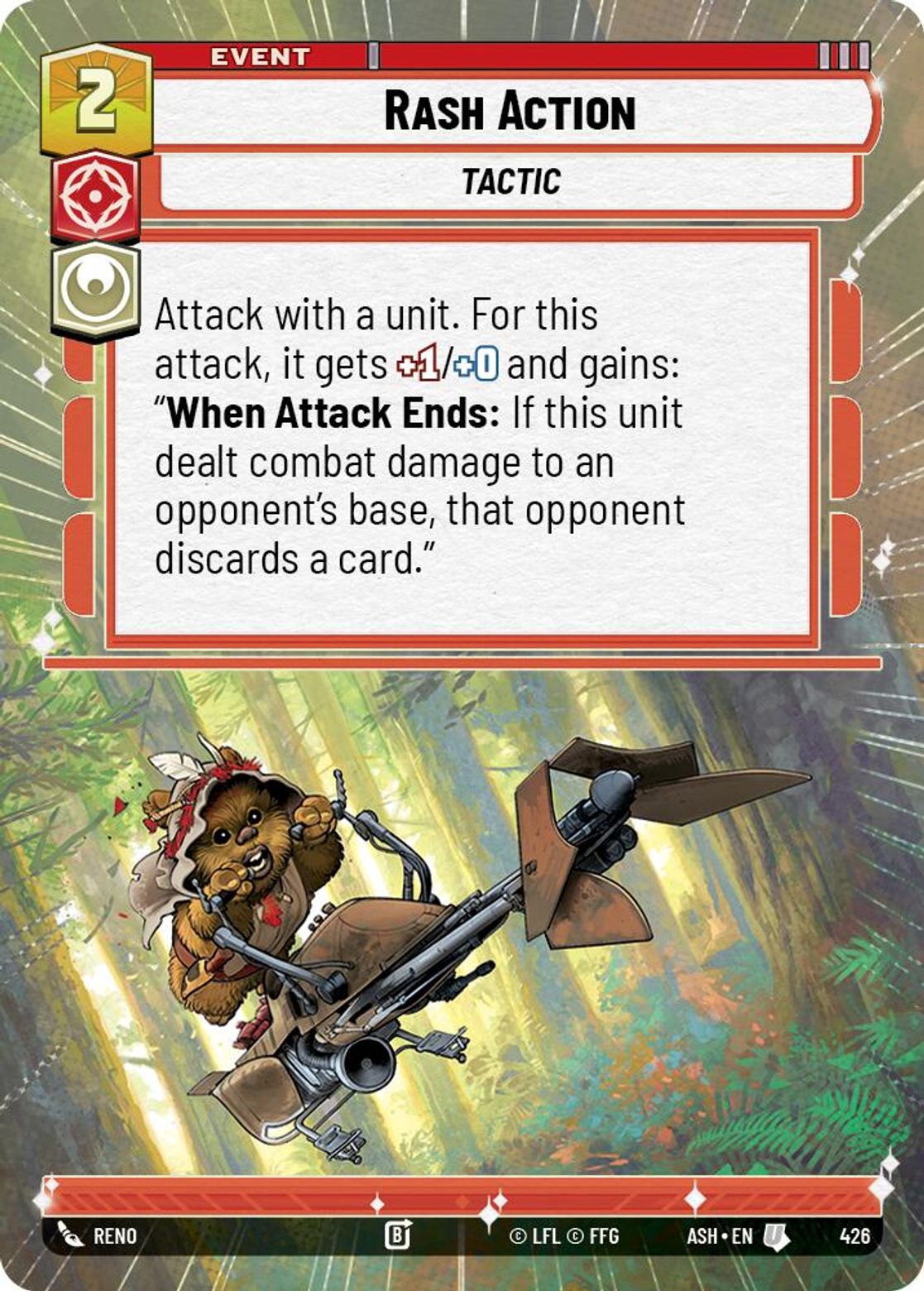 Rash Action #426/264 from Ashes of the Empire
