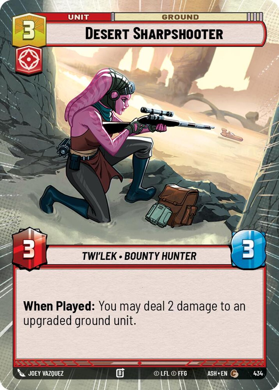 Desert Sharpshooter #434/264 from Ashes of the Empire