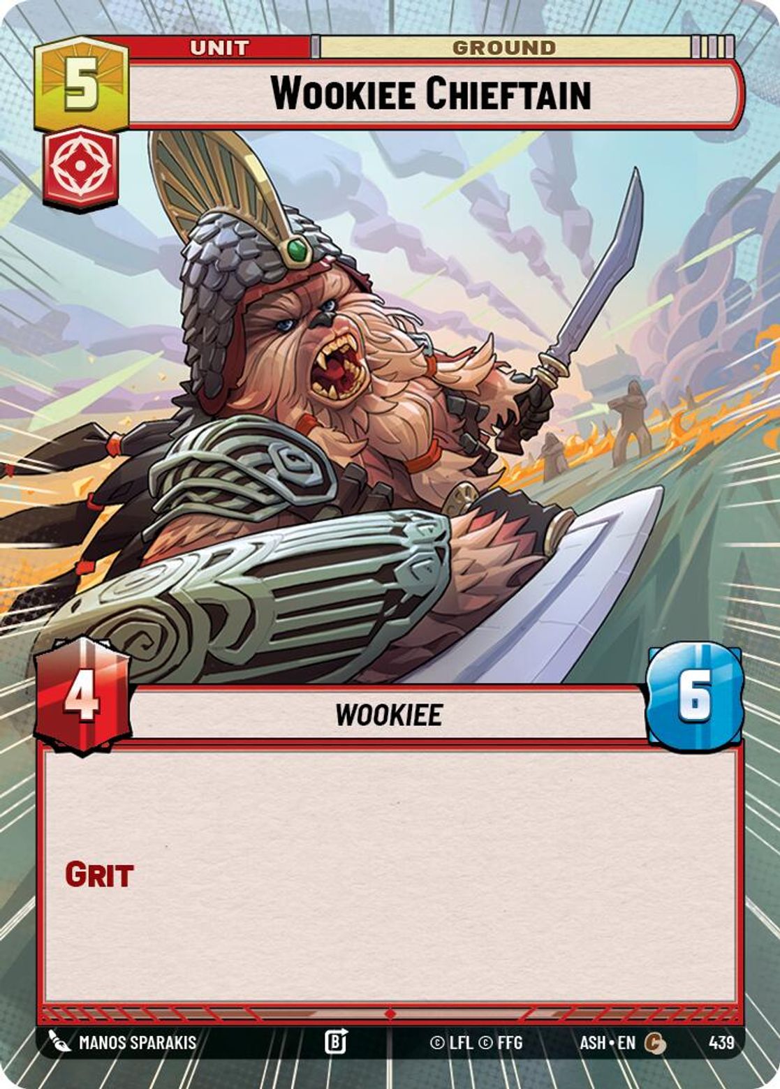 Wookiee Chieftain #439/264 from Ashes of the Empire