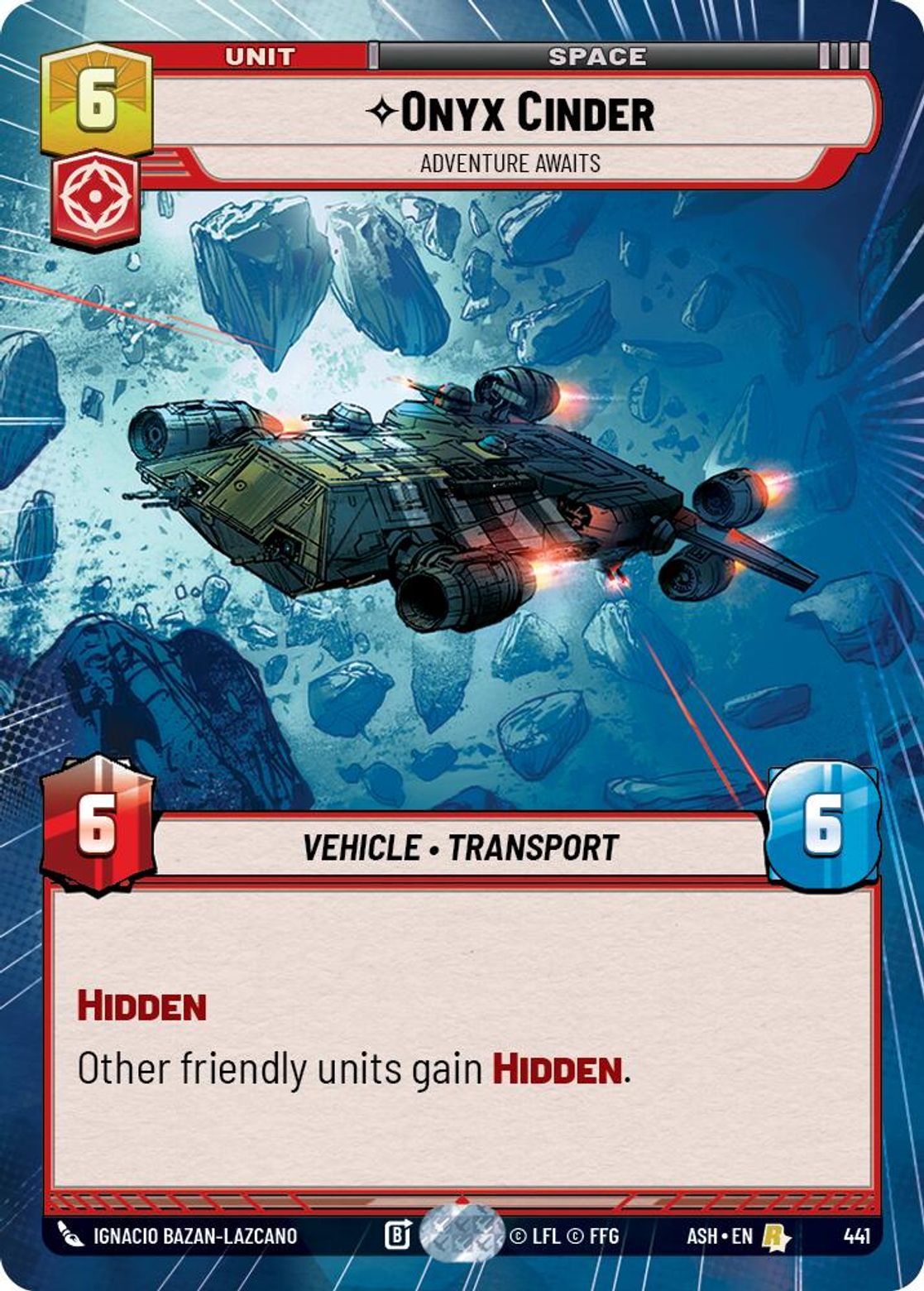 Onyx Cinder #441/264 from Ashes of the Empire