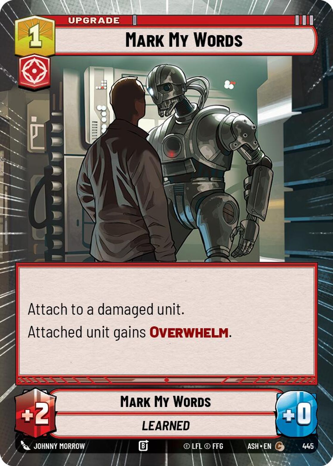 Mark My Words #445/264 from Ashes of the Empire