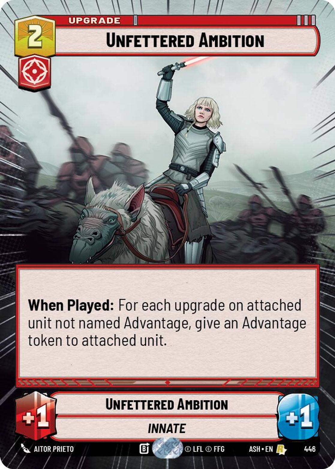 Unfettered Ambition #446/264 from Ashes of the Empire